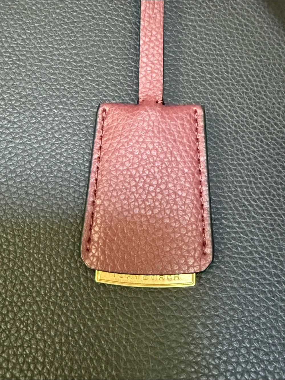 Tory Burch black pebbled